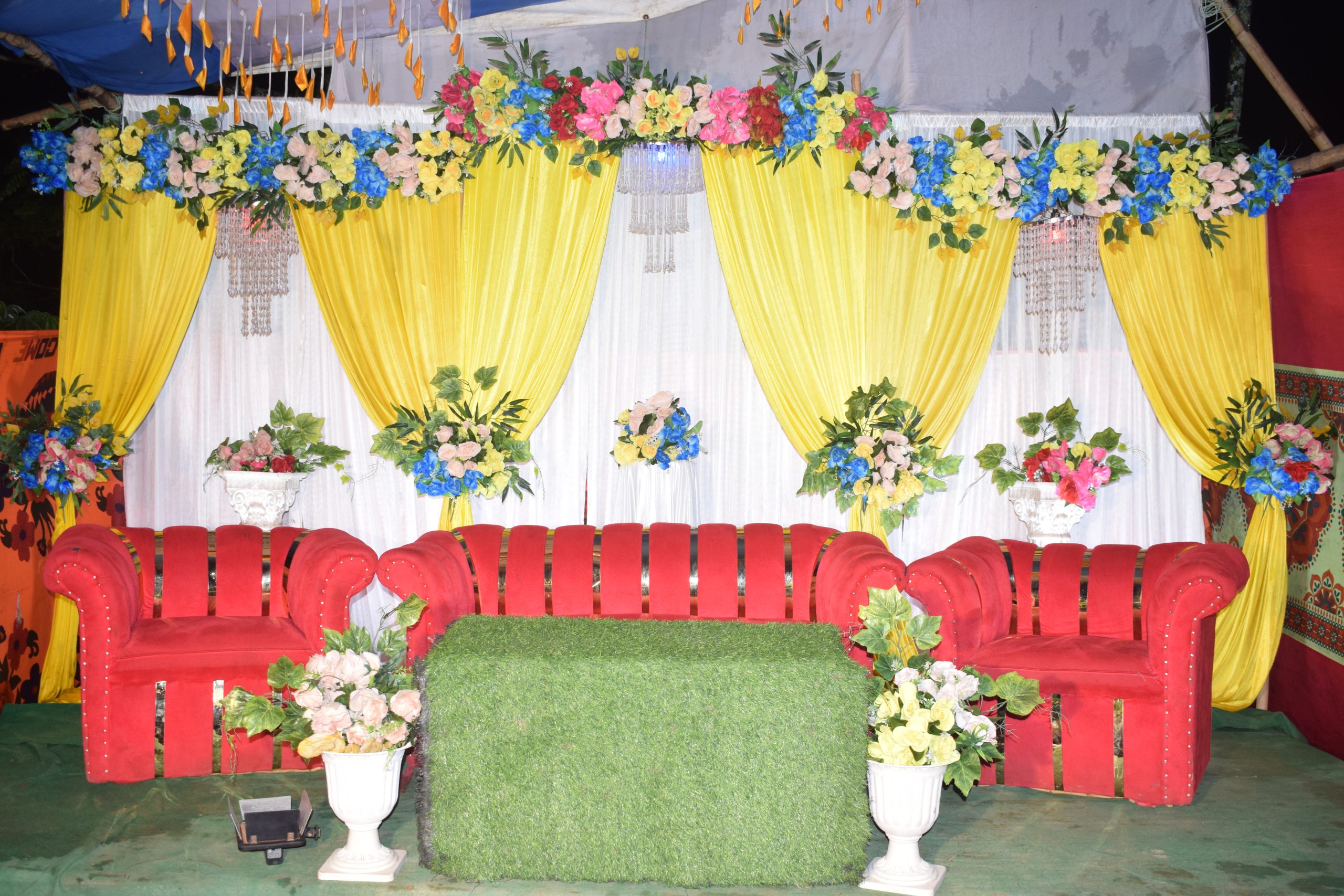 Wedding Reception Stage